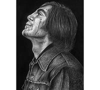 No Country Old Men Anton Chigurh Wayne Maguire Large Wall Art Poster Print Thick Paper 18X24 Inch