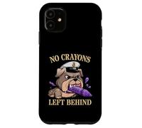 NO CRAYONS LEFT BEHIND Son Dad Military My Jarhead Dustoff Case for iPhone 11