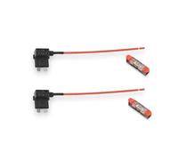 No Crimping Add-A-Circuit Fuse Taps - Standard Blade ATO/ATC Holder 12V & 24V Easily Add Protected Piggy Back in Seconds For Cars, Motorbikes, Trucks and Caravans