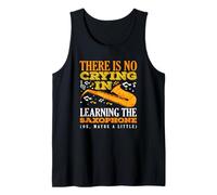 No Crying in Learning The Saxophone Saxophonist Tank Top