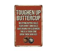 No Crying In Pool Halls Billiard Accessories Metal Tin Sign