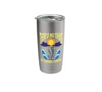 No Crying in Tornado Chasing Funny Meteorologist Hurricane Stainless Steel Insulated Tumbler