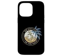 No Crying on the Yacht Coastal Anchor Graphic Case for iPhone 14 Pro Max