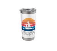 No Crying On The Yacht Funny Sarcastic First World Problem Stainless Steel Insulated Tumbler