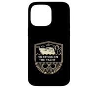 No Crying on the Yacht Retro Coastal Style Case for iPhone 14 Pro Max