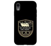 No Crying on the Yacht Retro Coastal Style Case for iPhone XR