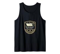 No Crying on the Yacht Retro Coastal Style Tank Top