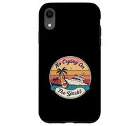 No Crying on the Yacht Retro Sunset Design Case for iPhone XR