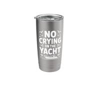 No Crying On The Yacht Sailing Stainless Steel Insulated Tumbler