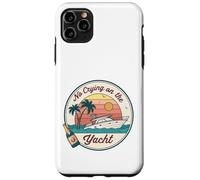 No Crying on the Yacht Sunset Champagne Scene Case for iPhone 11 Pro Max