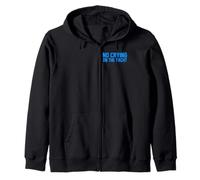 No Crying On The Yacht Zip Hoodie