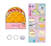 No-Cut Quiet - Children Quiet Activity Book for Crafting Fun - Enhance Hands- Skills Boys Girls Early Learning Toy for Classroom, Bedroom, Study Room