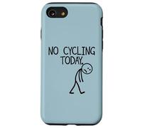No Cycling Today Funny Bike Stick Figure Case for iPhone SE (2020) / 7/8