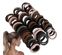 No Damage Hair Ties | High Elastic Soft Seamless Non-Slip 100 Piece,Pony Tails Hair Ties,for Women Girls Teens Ponytail Dates Travel Sports Housework Work Home