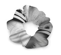 No Damage Scrunchies Elastics Hair Bands Black White Tiger Soft Hair Ties for Women Men All Day Comfort All Hair Types