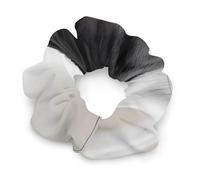 No Damage Scrunchies Elastics Hair Bands Cute Black Pug Dog Soft Hair Ties for Women Men All Day Comfort All Hair Types