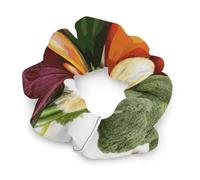 No Damage Scrunchies Elastics Hair Bands Fresh Vegetables And Fruits Soft Hair Ties for Women Men All Day Comfort All Hair Types