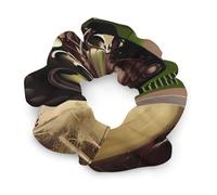 No Damage Scrunchies Elastics Hair Bands Old Tractor Photo Farm Soft Hair Ties for Women Men All Day Comfort All Hair Types
