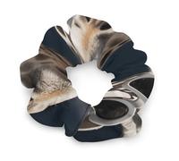 No Damage Scrunchies Elastics Hair Bands Three Giraffes Wearing Sunglasses Soft Hair Ties for Women Men All Day Comfort All Hair Types