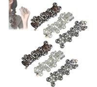 No Damage Soft Elastic Spiral Hair Ties Twisted Hairs Wire Pony Hairwire Telephone Scrunchies Spirals Cord Beaded Ponytail Holders for Multiple Hairstyles