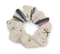 No Damage Soft Polyester Hair Ties Dream Catcher And Moon Hair Scrunchie for Women Men Hair Accessories Great Gift for Holiday