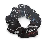No Damage Soft Polyester Hair Ties Mathematics And Physics Hair Scrunchie for Women Men Hair Accessories Great Gift for Holiday
