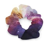 No Damage Soft Polyester Hair Ties Nebula And Galaxy in The Universe Hair Scrunchie for Women Men Hair Accessories Great Gift for Holiday