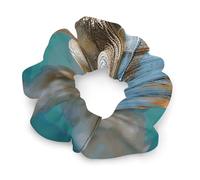No Damage Soft Polyester Hair Ties Sea Conch Shell Starfish Turtle Hair Scrunchie for Women Men Hair Accessories Great Gift for Holiday