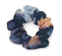 No Damage Soft Polyester Hair Ties Seahorse And Starfish Hair Scrunchie for Women Men Hair Accessories Great Gift for Holiday