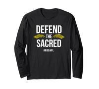No DAPL T Shirt Defend The Sacred Design Long Sleeve T-Shirt