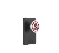 No Data Center - Simple Minimal Text Black with Red PopSockets PopWallet for MagSafe