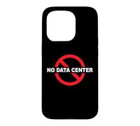 No Data Center - Simple Minimal Text Red Case for iPhone 15 Pro