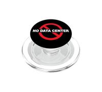 No Data Center - Simple Minimal Text Red PopSockets PopGrip for MagSafe