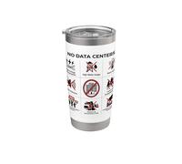 No Data Centers Community Impact Protest Stainless Steel Insulated Tumbler