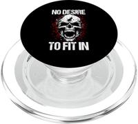 NO DESIRE TO FIT IN Rebel Skull PopSockets PopGrip for MagSafe
