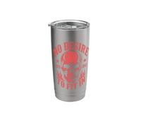 No Desire to Fit in Skull Stainless Steel Insulated Tumbler