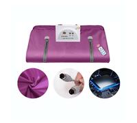 No Detox Sweat Steaming Bag, Dehumidification Cold Sauna Acid Exhaust Blanket, Beauty Salon Dedicated Family-sty Body Sweating for Home Use(Silver)