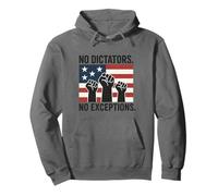 No Dictators No Exceptions - Defend Democracy Pullover Hoodie