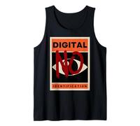 No Digital ID Dystopian Protest for Privacy & Freedom Tank Top