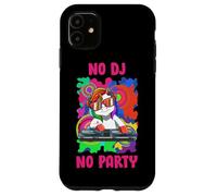 No DJ No Party DJ Unicorn Music Festival Rave Case for iPhone 11