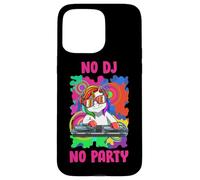 No DJ No Party DJ Unicorn Music Festival Rave Case for iPhone 15 Pro Max