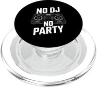 No Dj No Party Music Mixer Vibes PopSockets PopGrip for MagSafe