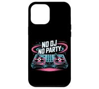 No Dj No Party Vibrant Music Turntable Case for iPhone 12 Pro Max
