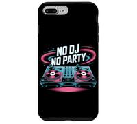 No Dj No Party Vibrant Music Turntable Case for iPhone 7 Plus/8 Plus