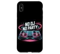 No Dj No Party Vibrant Music Turntable Case for iPhone XS Max