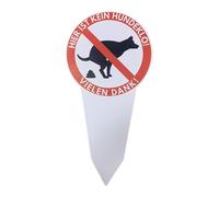No Dog Pooping Sign - Waterproof Yard Warning Sign | Double-Sided Garden Caution Marker | Stable Spike Novelty Outdoor Decor | Lawn Patio Park Walkway Neighbor Boundary Reminder