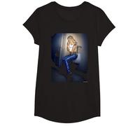 No Doubt Gwen Stefani Just A Girl by Michael Grecco T-Shirt, Girls, Black, Large