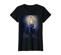 No Doubt Gwen Stefani Just A Girl by Michael Grecco T-Shirt, Women, Black, Large