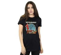 No Doubt Women's Tragic Kingdom Boyfriend Fit T-Shirt Black Medium