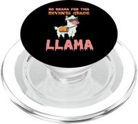 No Drama For This Seventh Grade Llama Funny Back To School PopSockets PopGrip for MagSafe